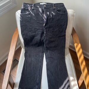 Abercrombie & Fitch. The ankle straight. Ultra high rise. 8R. Some fading.